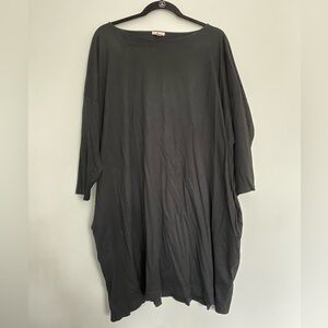 gap cotton swing dress with pockets